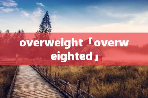 overweight「overweighted」 overweight「overweighted」