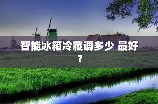 智能冰箱冷藏调多少 最好? 智能冰箱冷藏调多少 最好?