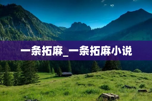 一条拓麻_一条拓麻小说 一条拓麻_一条拓麻小说