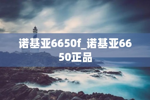 诺基亚6650f_诺基亚6650正品