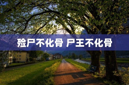殓尸不化骨 尸王不化骨 殓尸不化骨 尸王不化骨