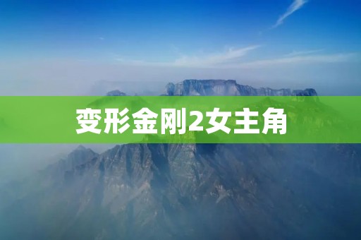 变形金刚2女主角：美艳与机智的交织