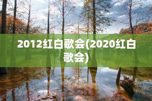 2012红白歌会(2020红白歌会)