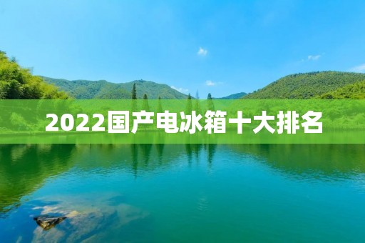 2022国产电冰箱十大排名:智能科技引领冷链时代 2022国产电冰箱十大排名:智能科技引领冷链时代
