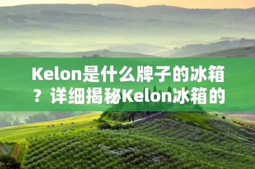 Kelon是什么牌子的冰箱?详细揭秘Kelon冰箱的品牌背景及产品特点 Kelon是什么牌子的冰箱?详细揭秘Kelon冰箱的品牌背景及产品特点