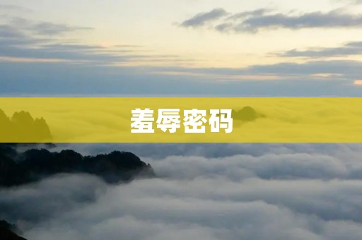 羞辱密码：保护个人隐私的重要性与应对策略