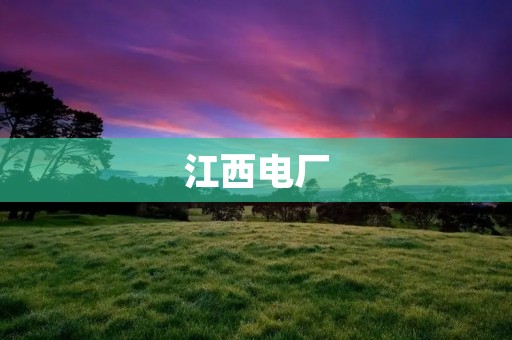 江西电厂：探寻电力工业的崛起与发展