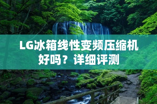 LG冰箱线性变频压缩机好吗?详细评测 LG冰箱线性变频压缩机好吗?详细评测