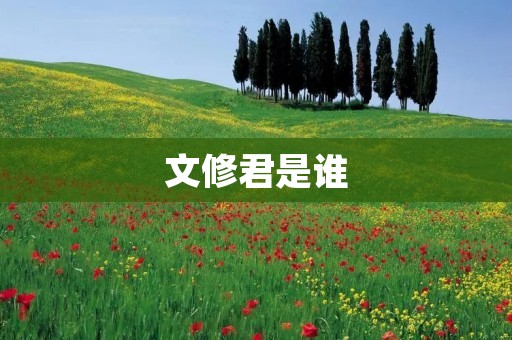 文修君是谁 文修君是谁
