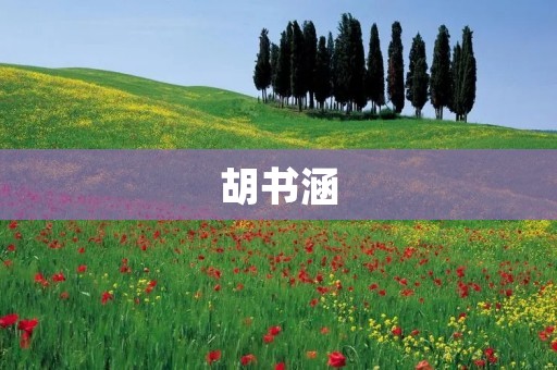 胡书涵：谁能百里挑一？