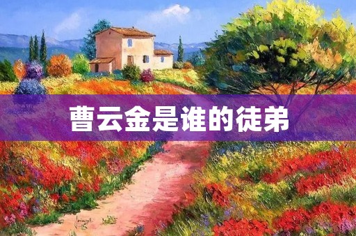 曹云金是谁的徒弟