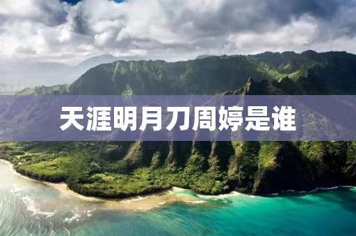 天涯明月刀周婷是谁