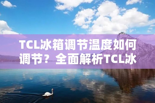 TCL冰箱调节温度如何调节?全面解析TCL冰箱温度调节技巧 TCL冰箱调节温度如何调节?全面解析TCL冰箱温度调节技巧