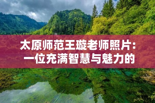 太原师范王璇老师照片: 一位充满智慧与魅力的教育导师