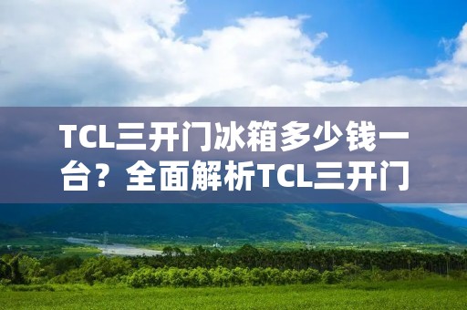 TCL三开门冰箱多少钱一台？全面解析TCL三开门冰箱的价格与性能