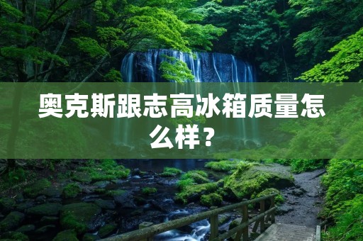 奥克斯跟志高冰箱质量怎么样？