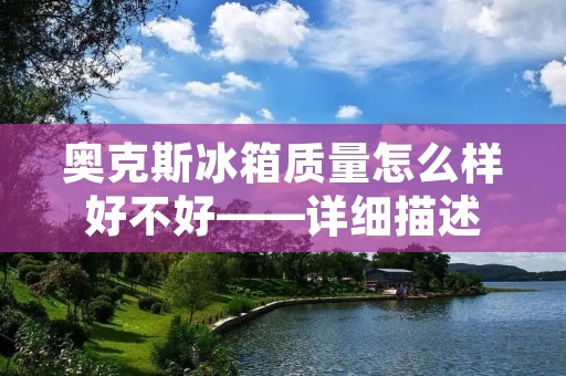 奥克斯冰箱质量怎么样好不好——详细描述