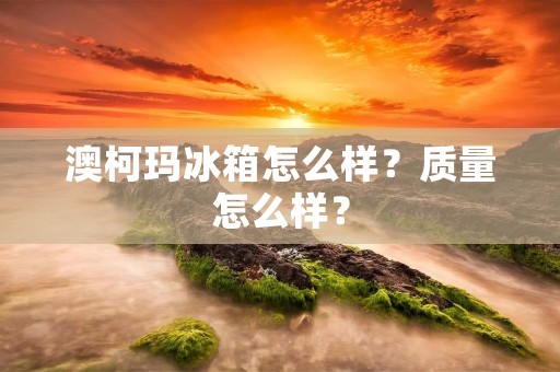 澳柯玛冰箱怎么样?质量怎么样? 澳柯玛冰箱怎么样?质量怎么样?