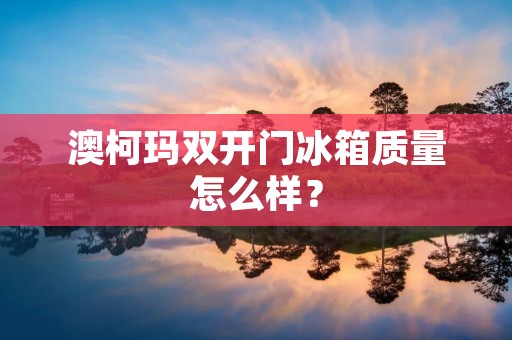 澳柯玛**门冰箱质量怎么样？