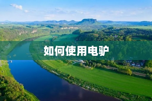如何使用电驴