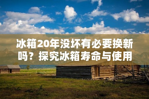 冰箱20年没坏有必要换新吗?探究冰箱寿命与使用价值 冰箱20年没坏有必要换新吗?探究冰箱寿命与使用价值