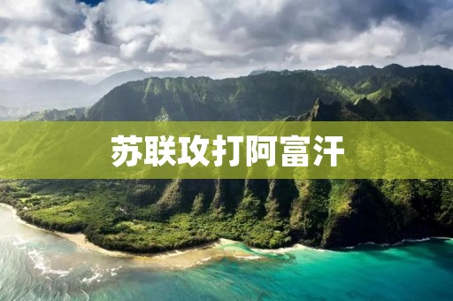 苏联攻打阿富汗:冷战时期的血腥角斗 苏联攻打阿富汗:冷战时期的血腥角斗