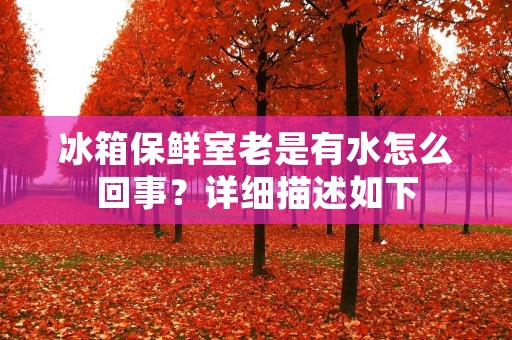 冰箱保鲜室老是有水怎么回事？详细描述如下：