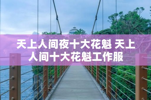 天上人间夜十大花魁 天上人间十大花魁工作服