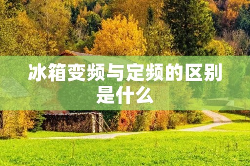 冰箱变频与定频的区别是什么 冰箱变频与定频的区别是什么