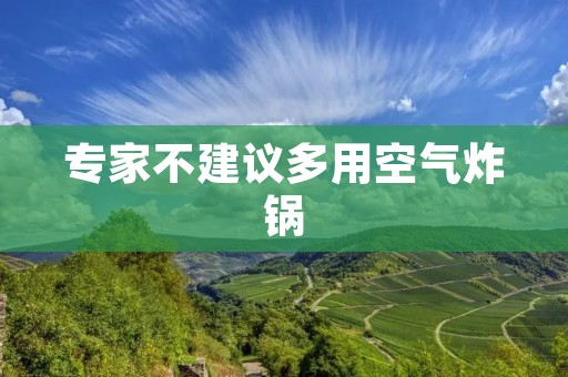 专家不建议多用空气炸锅：揭开健康隐患的面纱