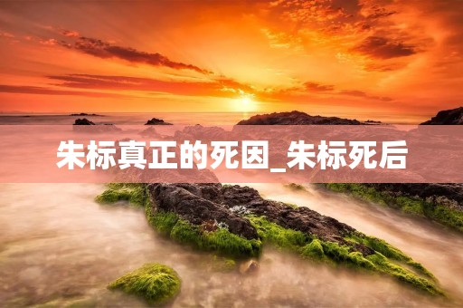 朱标真正的死因_朱标死后 朱标真正的死因_朱标死后