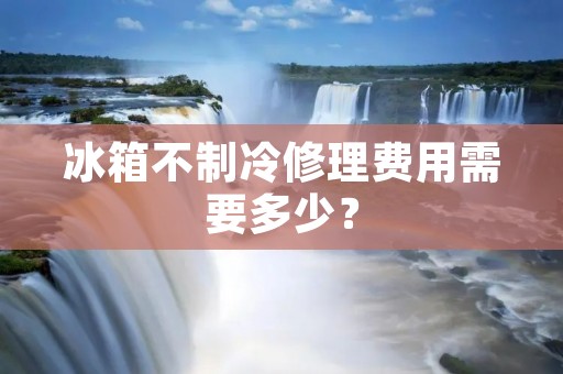 冰箱不制冷修理费用需要多少？