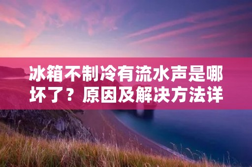 冰箱不制冷有流水声是哪坏了?原因及解决方法详解 冰箱不制冷有流水声是哪坏了?原因及解决方法详解