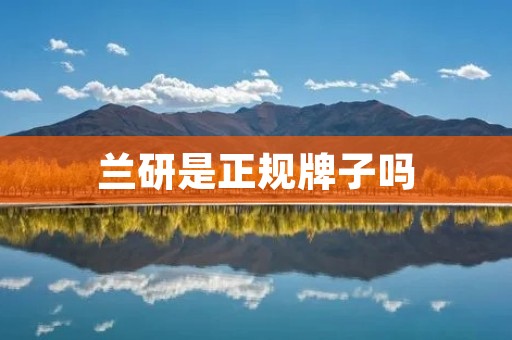 兰研是正规牌子吗