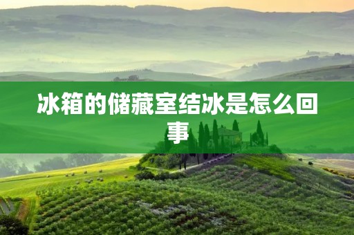 冰箱的储藏室结冰是怎么回事 冰箱的储藏室结冰是怎么回事