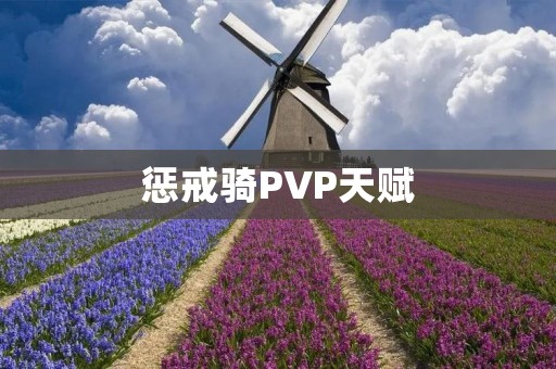 惩戒骑PVP天赋:如何在战场中成为无敌的战士 惩戒骑PVP天赋:如何在战场中成为无敌的战士