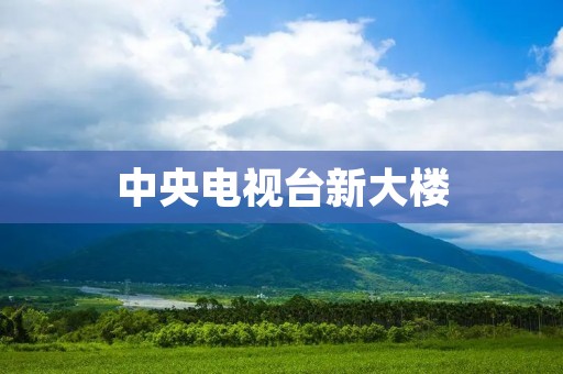 中央电视台新大楼:传媒巨擘的壮丽新标志 中央电视台新大楼:传媒巨擘的壮丽新标志
