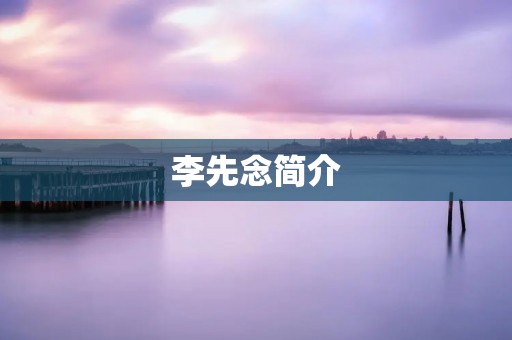 李先念简介