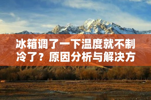 冰箱调了一下温度就不制冷了?原因分析与解决方法 冰箱调了一下温度就不制冷了?原因分析与解决方法