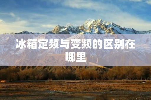 冰箱定频与变频的区别在哪里 冰箱定频与变频的区别在哪里