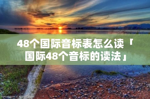 48个国际音标表怎么读「国际48个音标的读法」