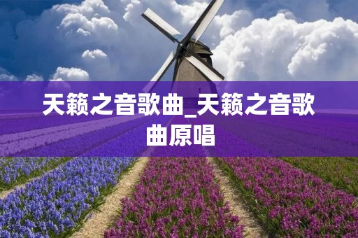 天籁之音歌曲_天籁之音歌曲原唱