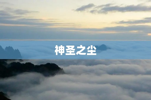 神圣之尘：探索神秘的力量