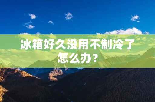 冰箱好久没用不制冷了怎么办？