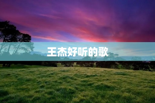 王杰好听的歌：回忆中的美好旋律