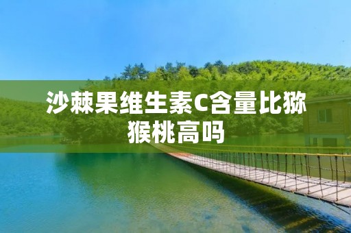 沙棘果维生素C含量比猕猴桃高吗