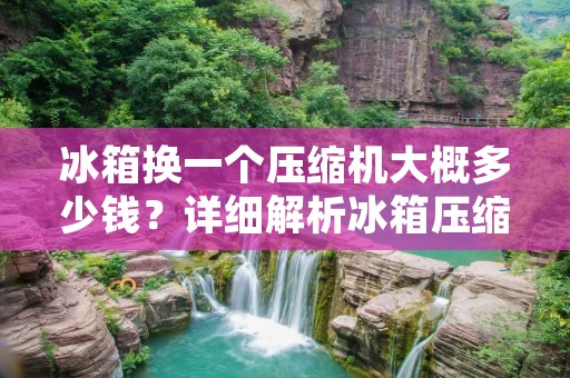 冰箱换一个压缩机大概多少钱？详细解析冰箱压缩机更换费用