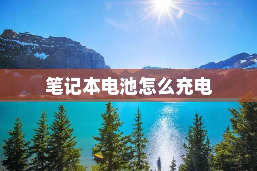 笔记本电池怎么充电：了解正确的充电方式，延长电池寿命