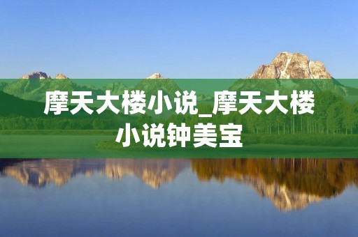 摩天大楼小说_摩天大楼小说钟美宝