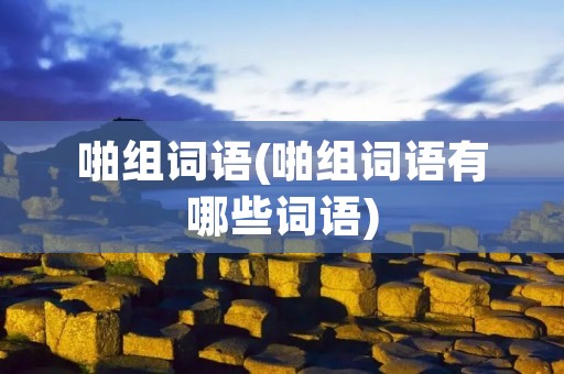 啪组词语(啪组词语有哪些词语)